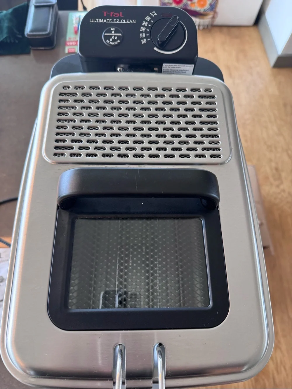 T-FAL Ultimate EZ Clean Deep Fryer 3.5 Liters, Oil Filtration System